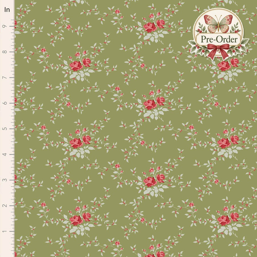 Tilda Merry Little Christmas design 110145 with approved Pre-Order butterfly badge