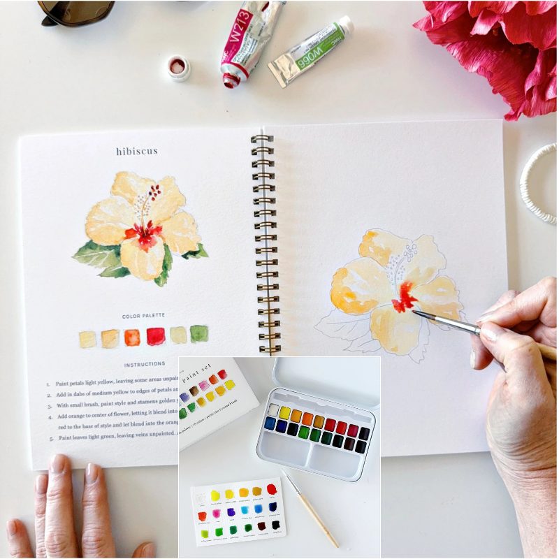 Emily Lex Studio Watercolor - Curated Kit - Includes 18-color watercolor set