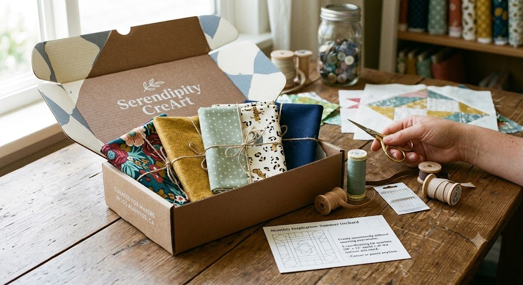 CreArt with Fabric Kit — Monthly Quilting Subscription Box