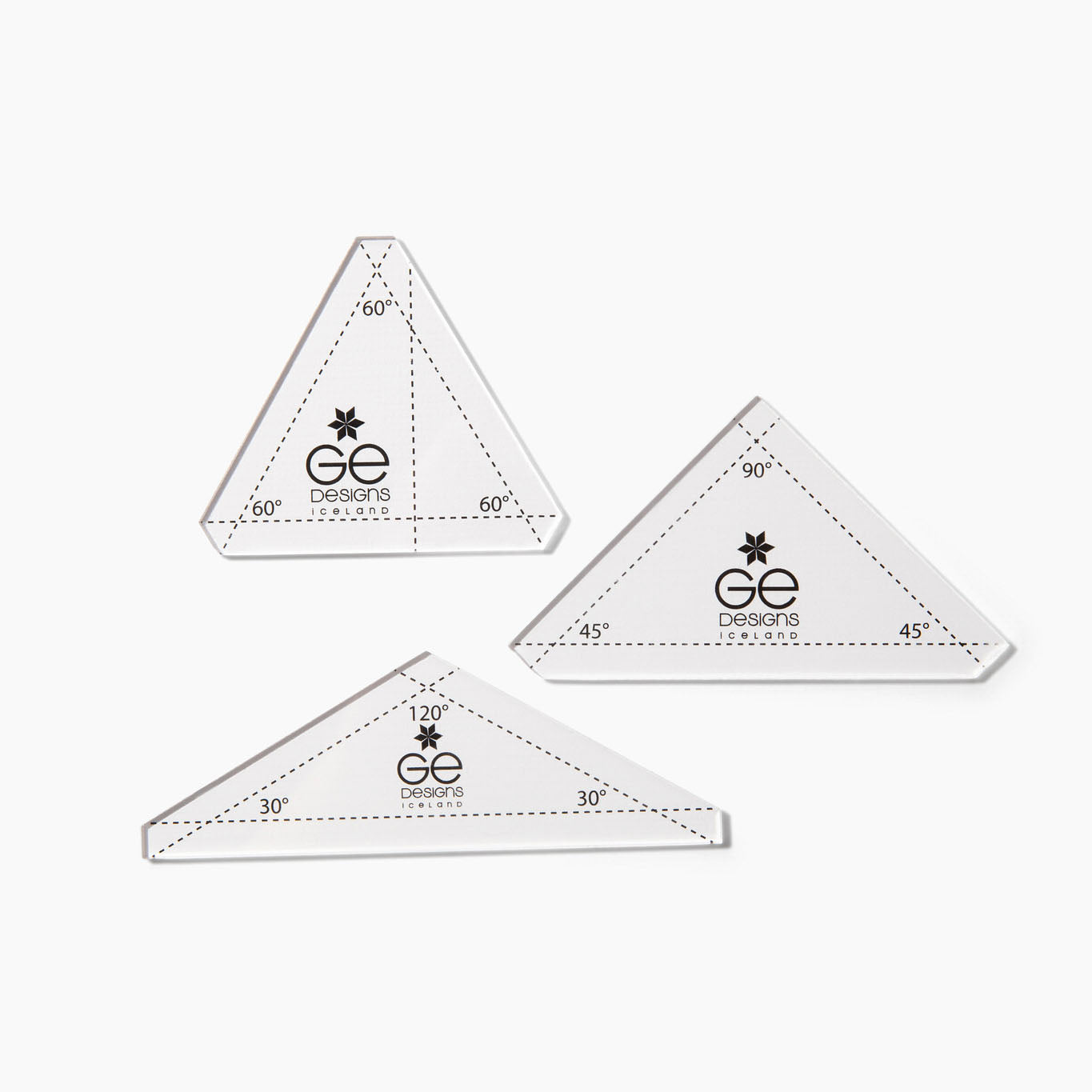 GE Designs GEasy Point Trimmers — Triangle Point Trimming Tool for Stripology Rulers
