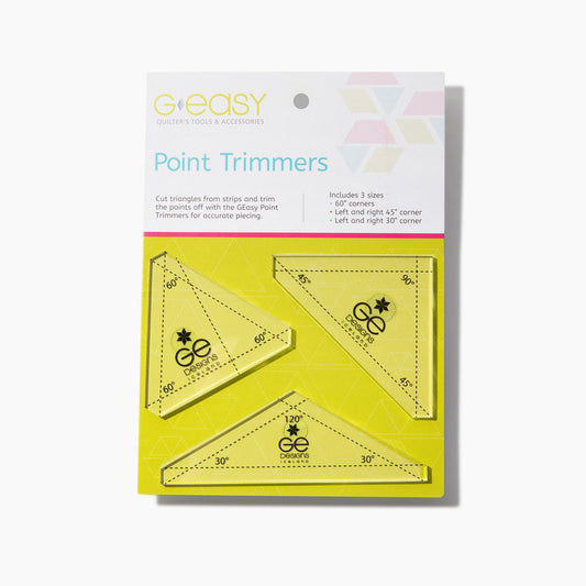 GE Designs GEasy Point Trimmers — Triangle Point Trimming Tool for Stripology Rulers