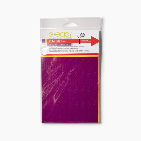 Packaging of Gieasy ruler stickers with a white background